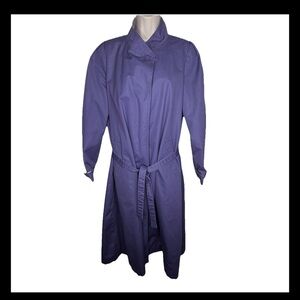 Vintage Forecaster International Women’s Cape  Cloak 7/8 Purple Trench Coat
